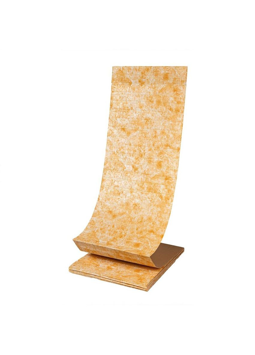 Самоклеюча 3D панель 19600x700x3мм Мармур Бежевий love-shopping Sticker Wall (354661695)