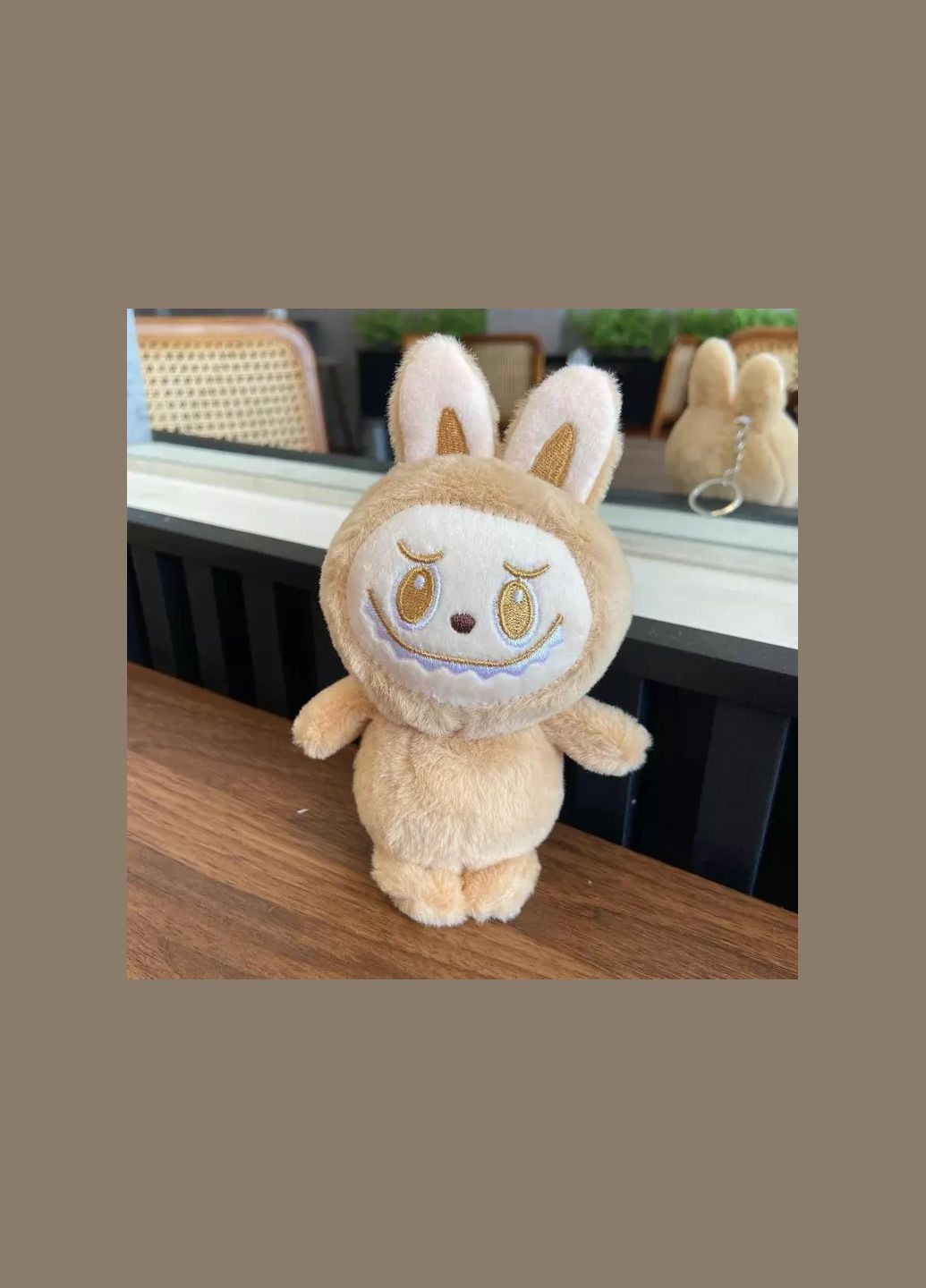 Мягкая игрушка сюрприз брелок labubu лабубу плюшевая детская the Monsters exciting macaron 17 см для детей No Brand (342418082)