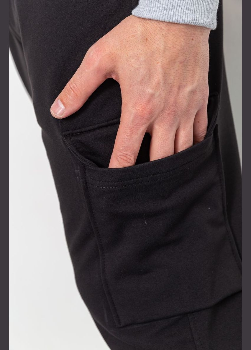 Черные спортивные демисезонные карго брюки Ager