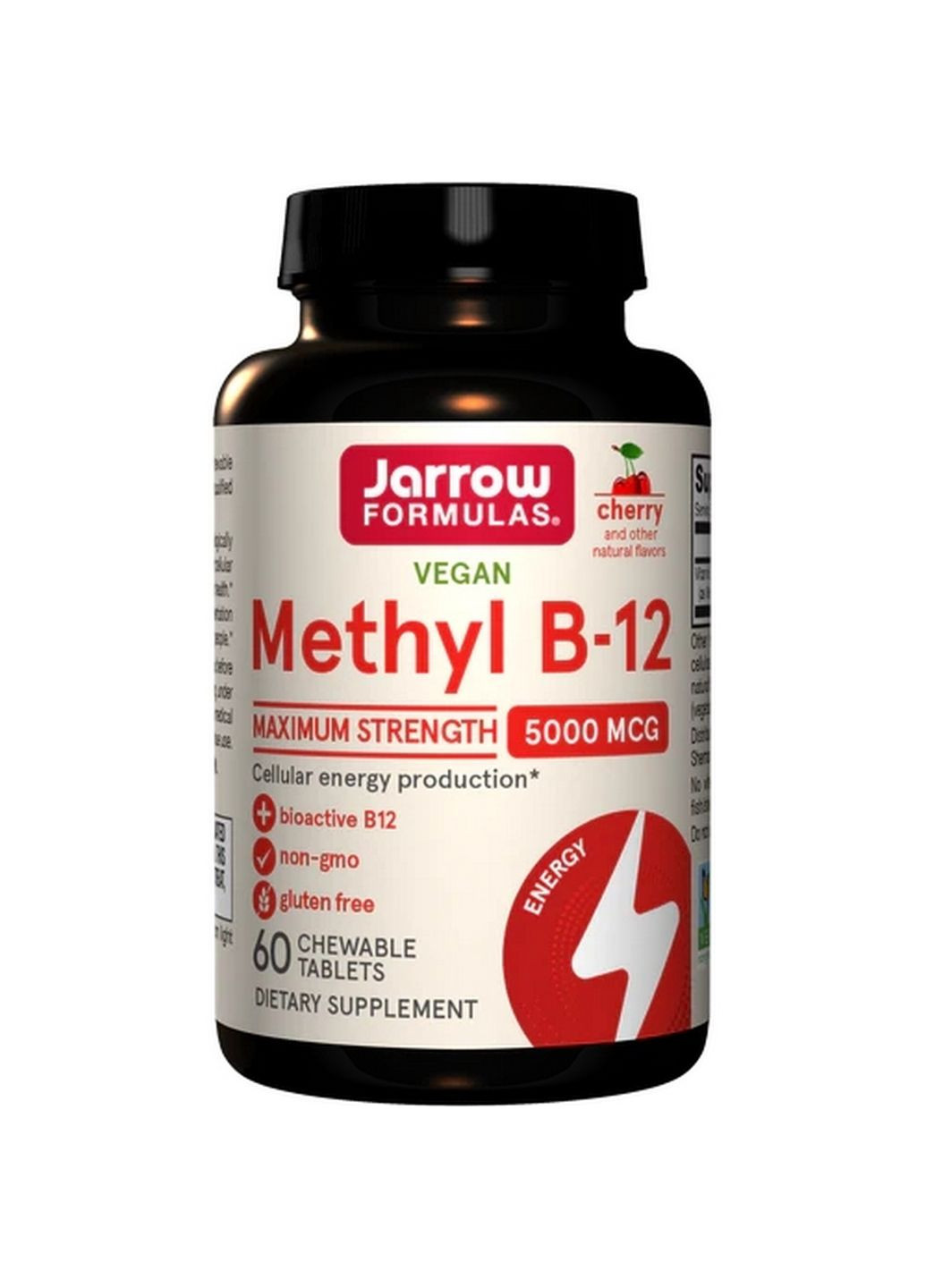 Вітаміни та мінерали Methyl B-12 5000 mcg, 60 жувальних таблеток Вишня Jarrow Formulas (293420694)