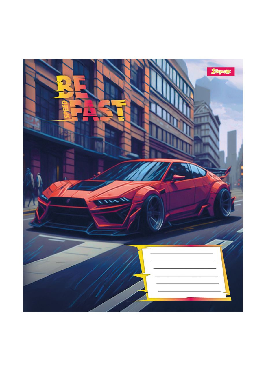Зошит учнівський Be Fast 1В 768008 18 арк. Різнокольоровий shop (4823092296108) 1B (363299356)