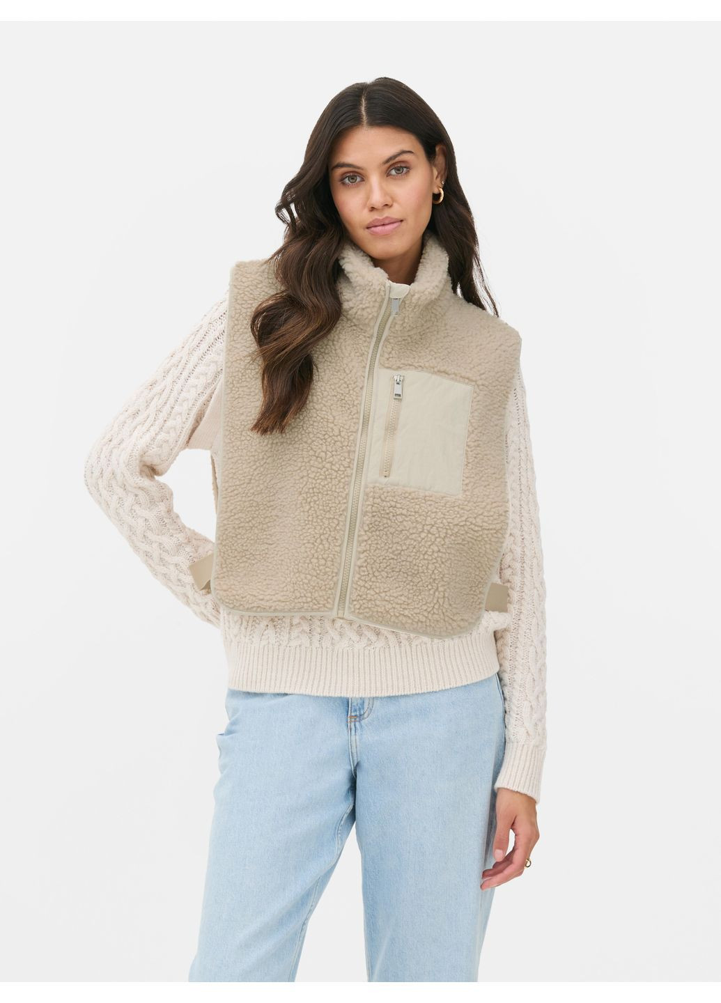 Жилетка,бежевий, Primark (369624249)
