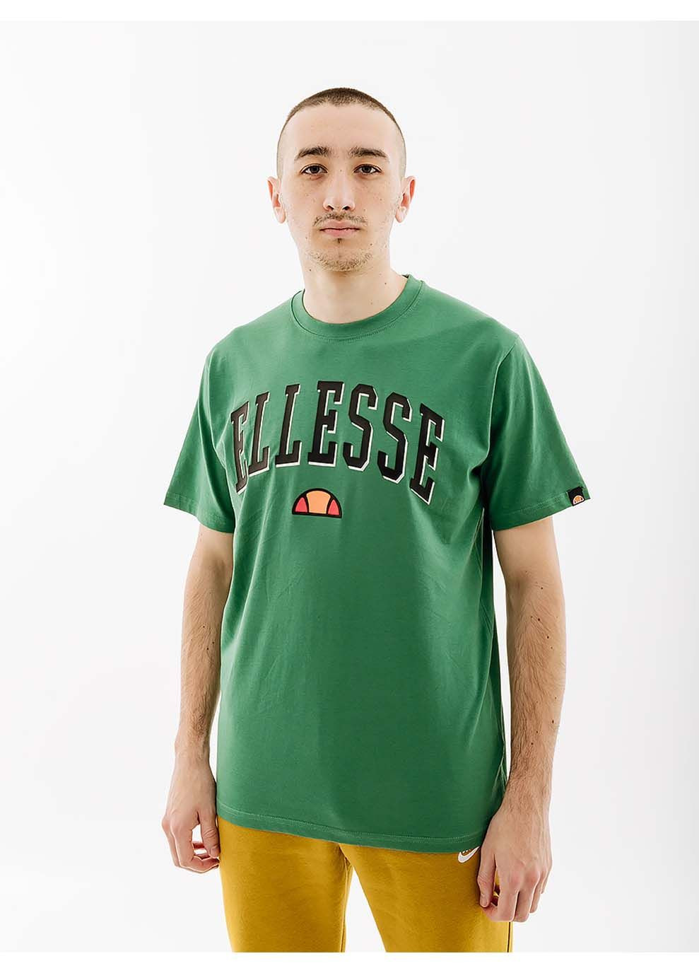 Зелена чоловіча футболка colombia 2 tee зелений Ellesse