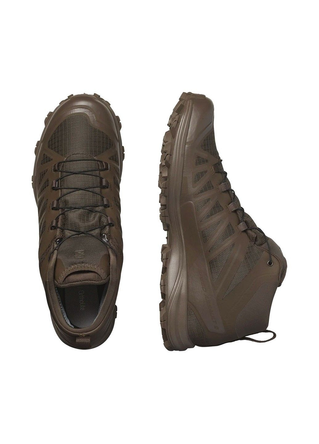 Коричневые зимние кроссовки speed assault 2 gtx earth Salomon