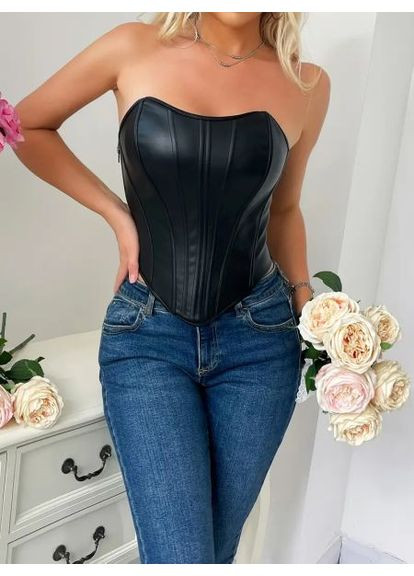 Корсет из эко кожи 356 No Brand (350886111)