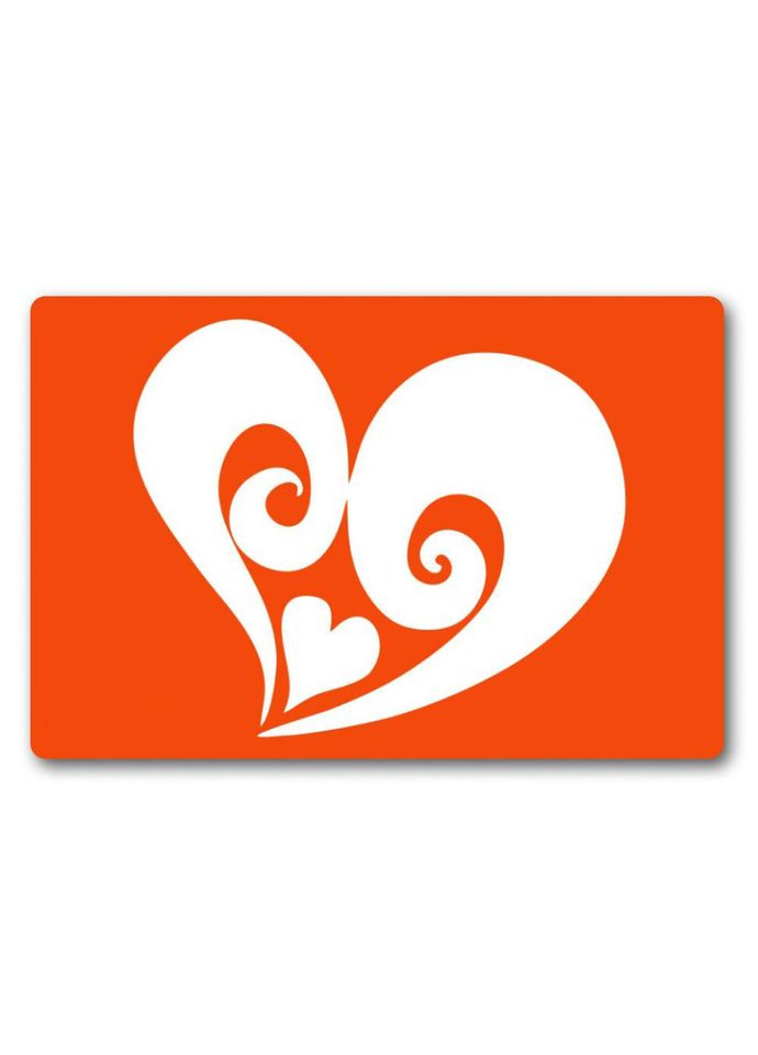 Трафарет для біо-тату Сердечко c053-15*20см, розмір 15х20 см No Brand (365638535)