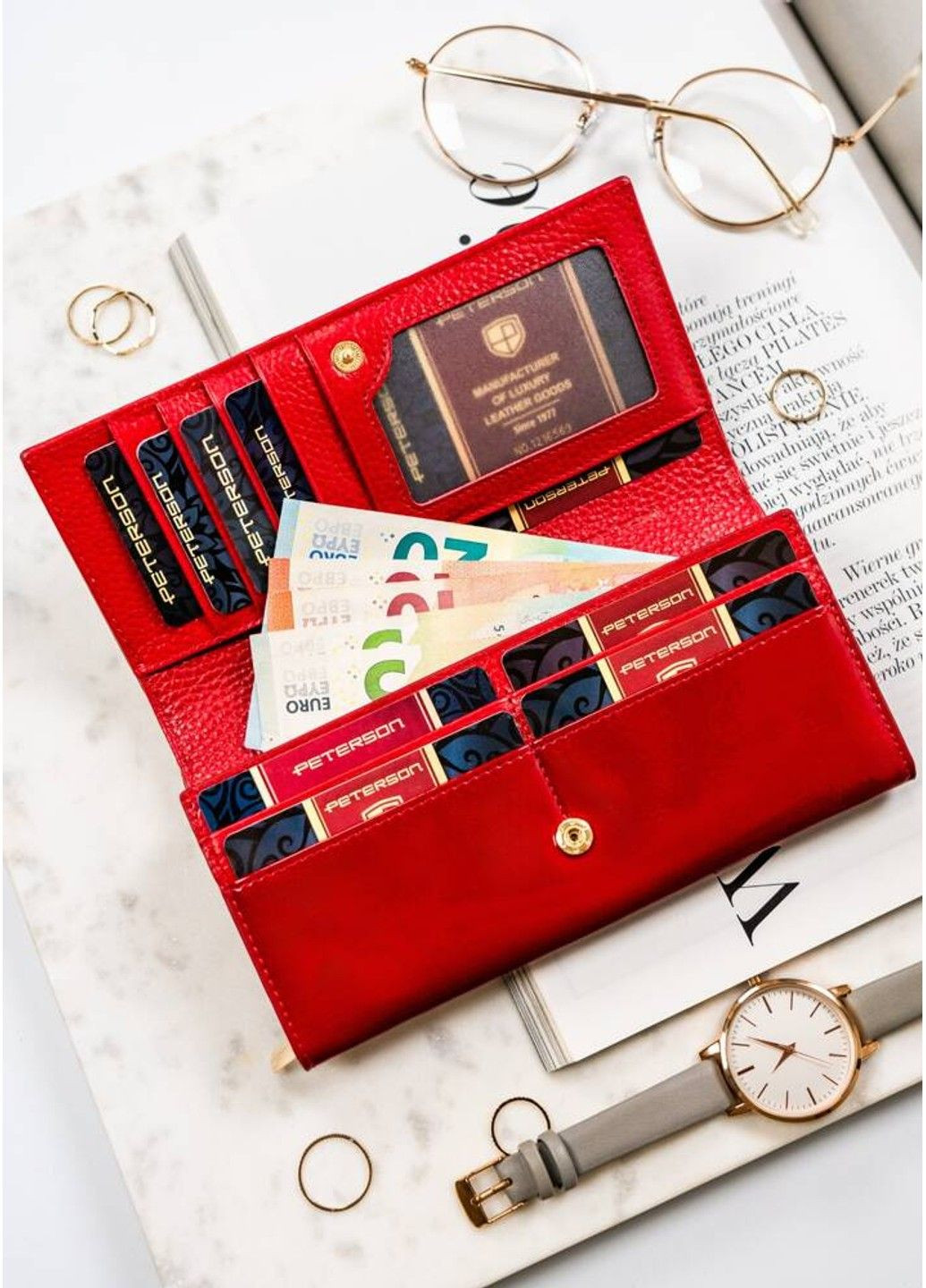 Кошелек женский кожаный PTN ST-409 Peterson (339041392)