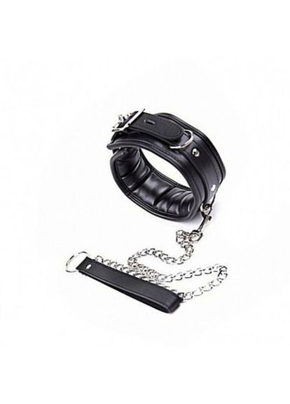 Ошейник бдсм с поводком с цепочкой VIP Slave черный Lovetoy (303886577)