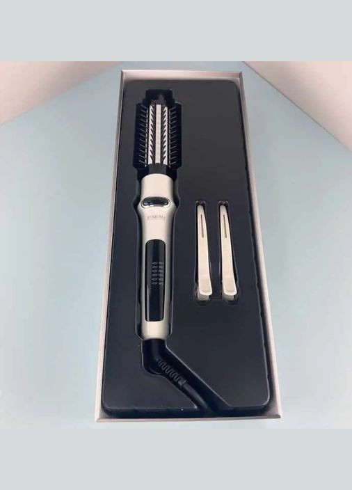 Електрична фен-щітка стайлер для укладання волосся 6 режимів температури IPARAH P-280 w 280Вт Білий/Чорний No Brand (317225198)