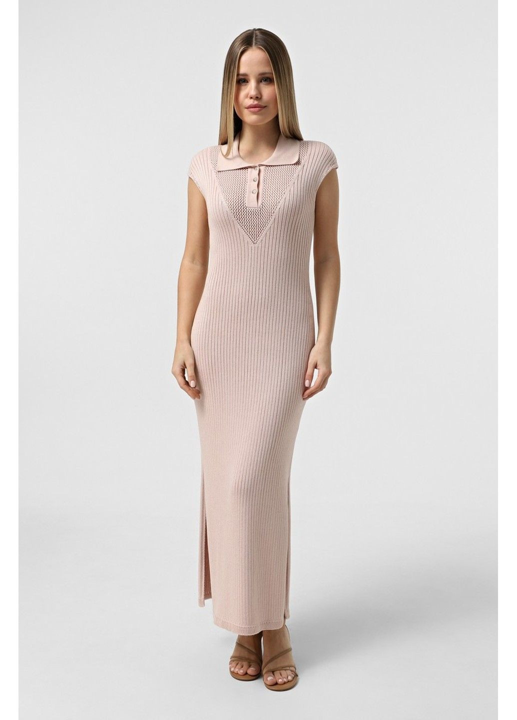 Рожева ділова сукня ps992 Sewel