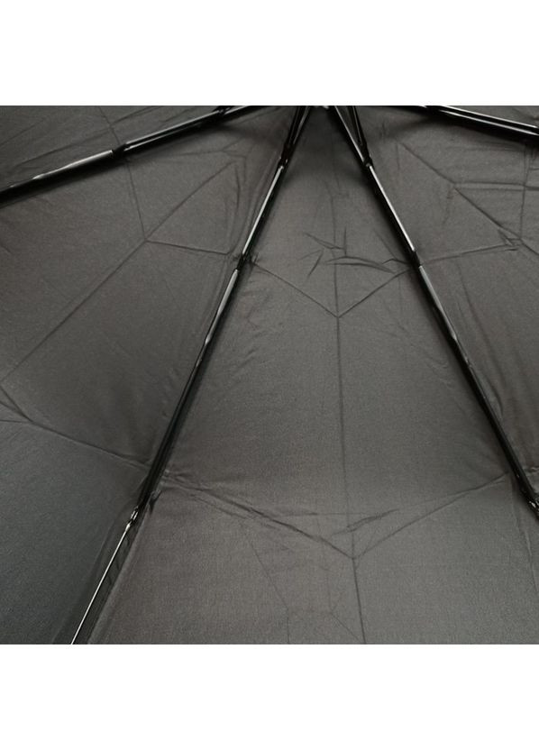 Зонт полуавтомат женский PL001 на 8 спиц Черный No Brand (288176848)