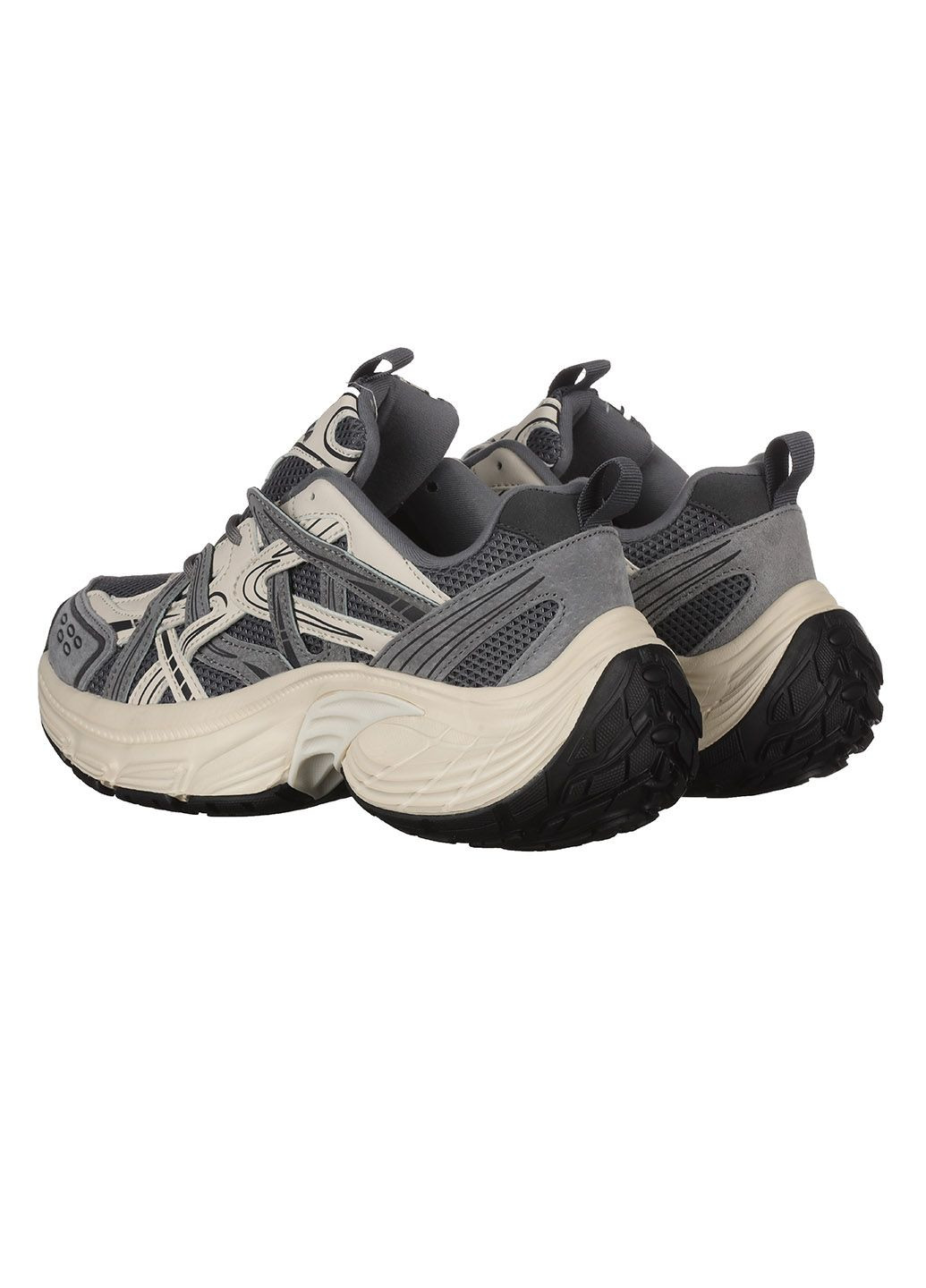 Кросівки жіночі демісезонні на шнурівці текстильні на масивній підошві повсякденні для прогулянок сірі G3576-1 Classica сірі демісезони (347580960)