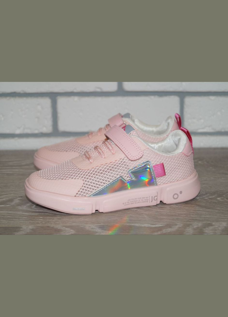 Розовые демисезонные кроссовки для девочки розовые Jong Golf