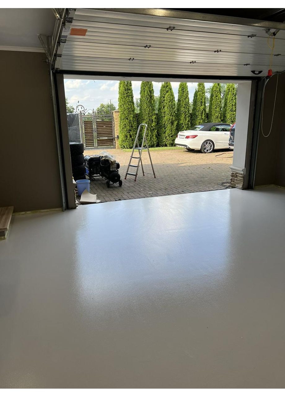 Епоксидна наливна підлога 10 кг Слонова кістка plastall MG (365817195)