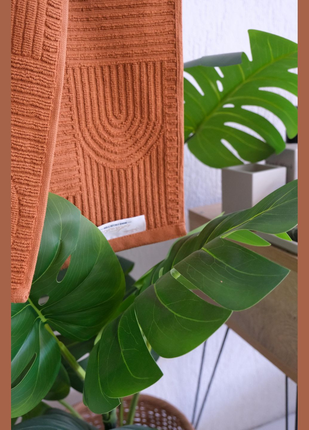 Набор махровых полотенец 2 шт. Babil Kiremit Istanbul кирпичный