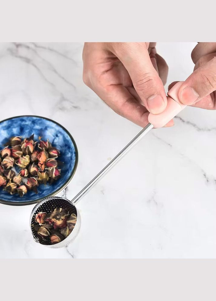 Заварник для чая Tea infuser 18 см, White круглый из нержавеющей стали Semi (334891440)