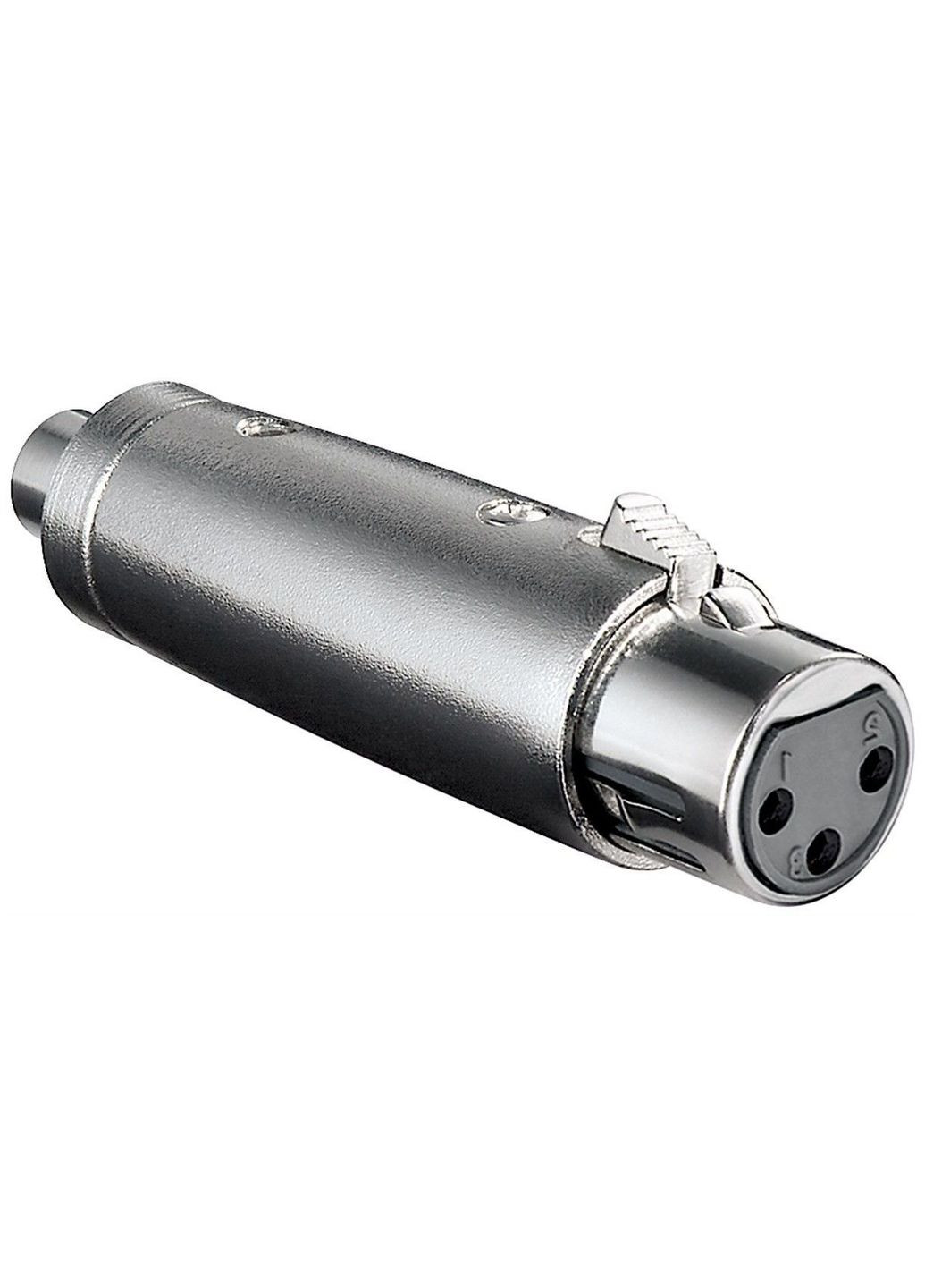 Перехідник аудіо XLR 3p RCA F/F (мама/мама) адаптер Metal корпус Lucom (370888247)