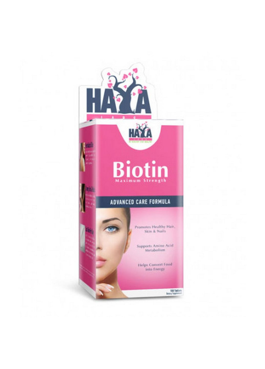 Витамины и минералы Biotin 10000 mcg, 100 таблеток Haya Labs (294928829)