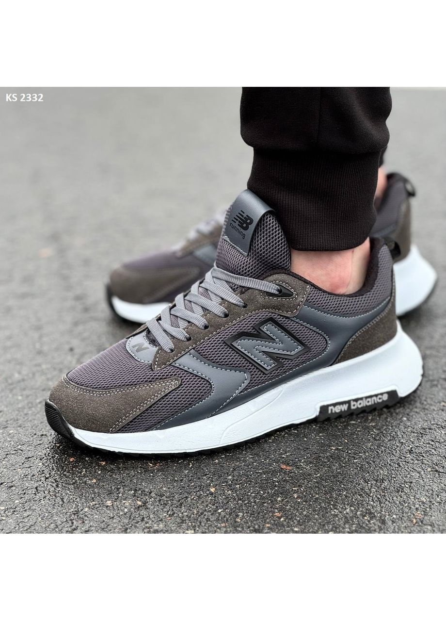 КРОССОВКИ ЖЕНСКИЕ NEW BALANCE DARK GRAY НЬЮ БЕЛАНС No Brand серые демисезоны (369390518)