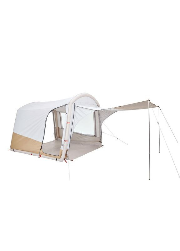 Надувний Приставний Тамбур/Шаттер/Тент для Кемпінгу Air Base Connect Fresh (на 6 Осіб) Водонепроникний Білий Quechua (335052772)