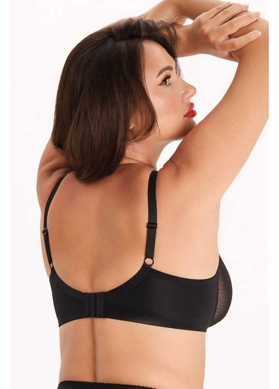 Чёрный бюстгальтер с мягкими чашками Kalyna с косточками