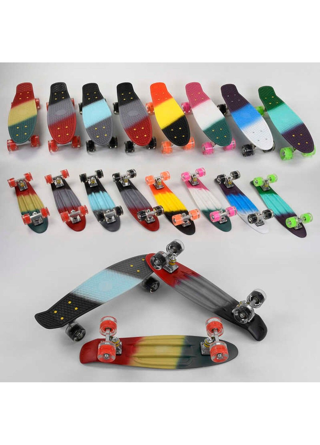 Скейт Пенні борд С 40309 дошка = 56 см, колеса світяться PU d = 6 см Best Board (305822825)