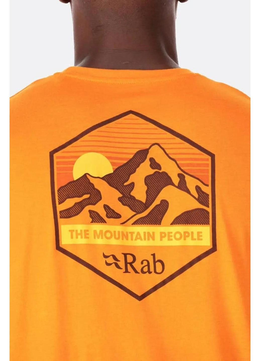 Футболка мужская tance Mountain Peak Tee, Beluga, Rab (334672593)