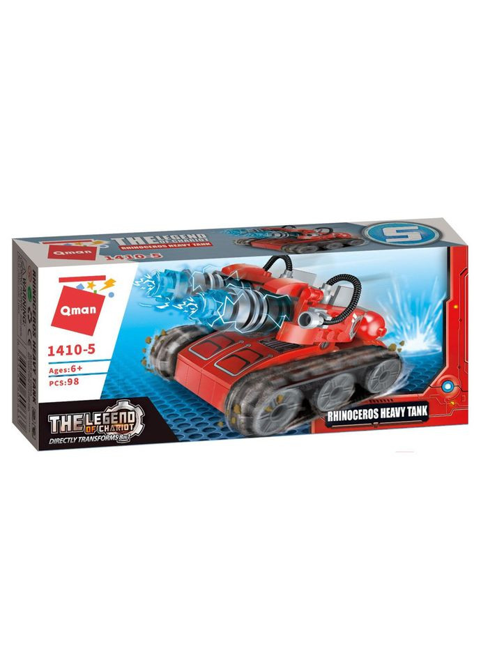 Конструктор 1410-1-8 Пожежна техніка, 79 дет Rhinoceros Heavy Tank Qman (307827077)