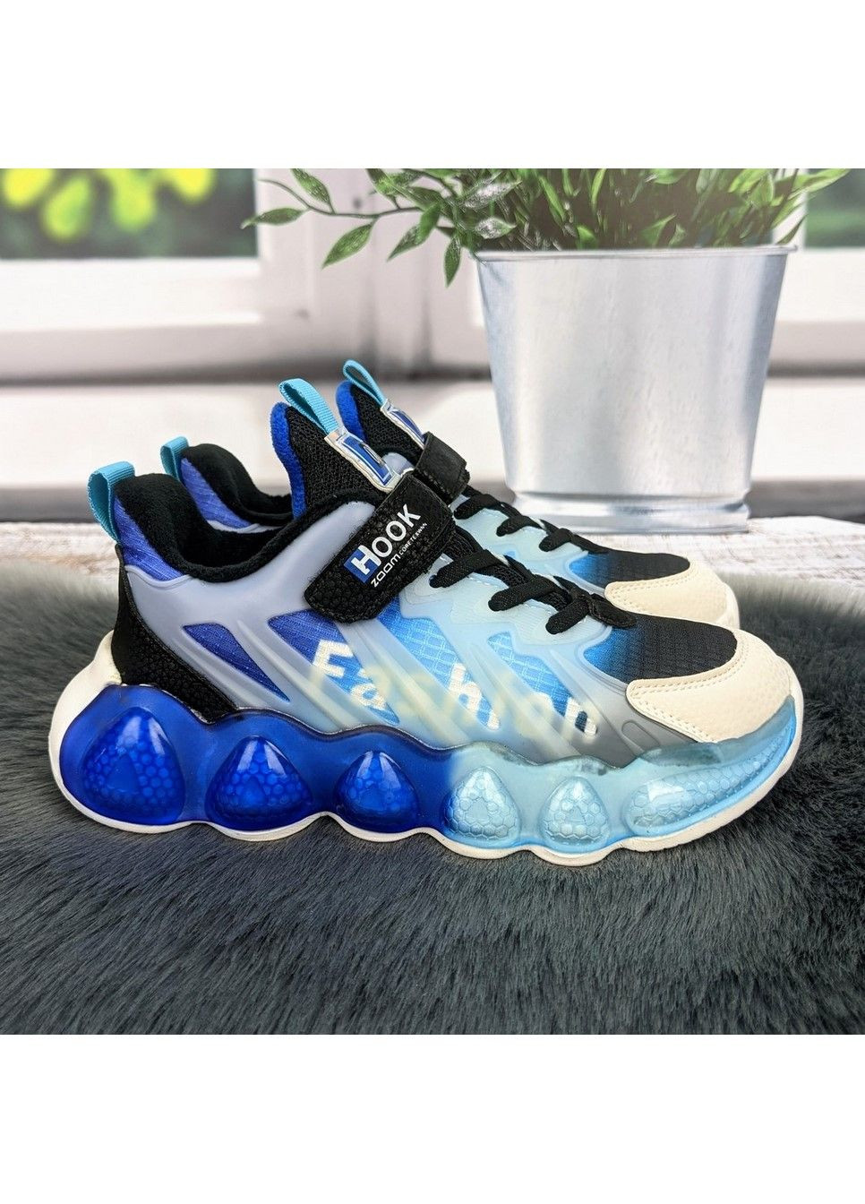 Синие демисезонные кроссовки подростковые Paliament