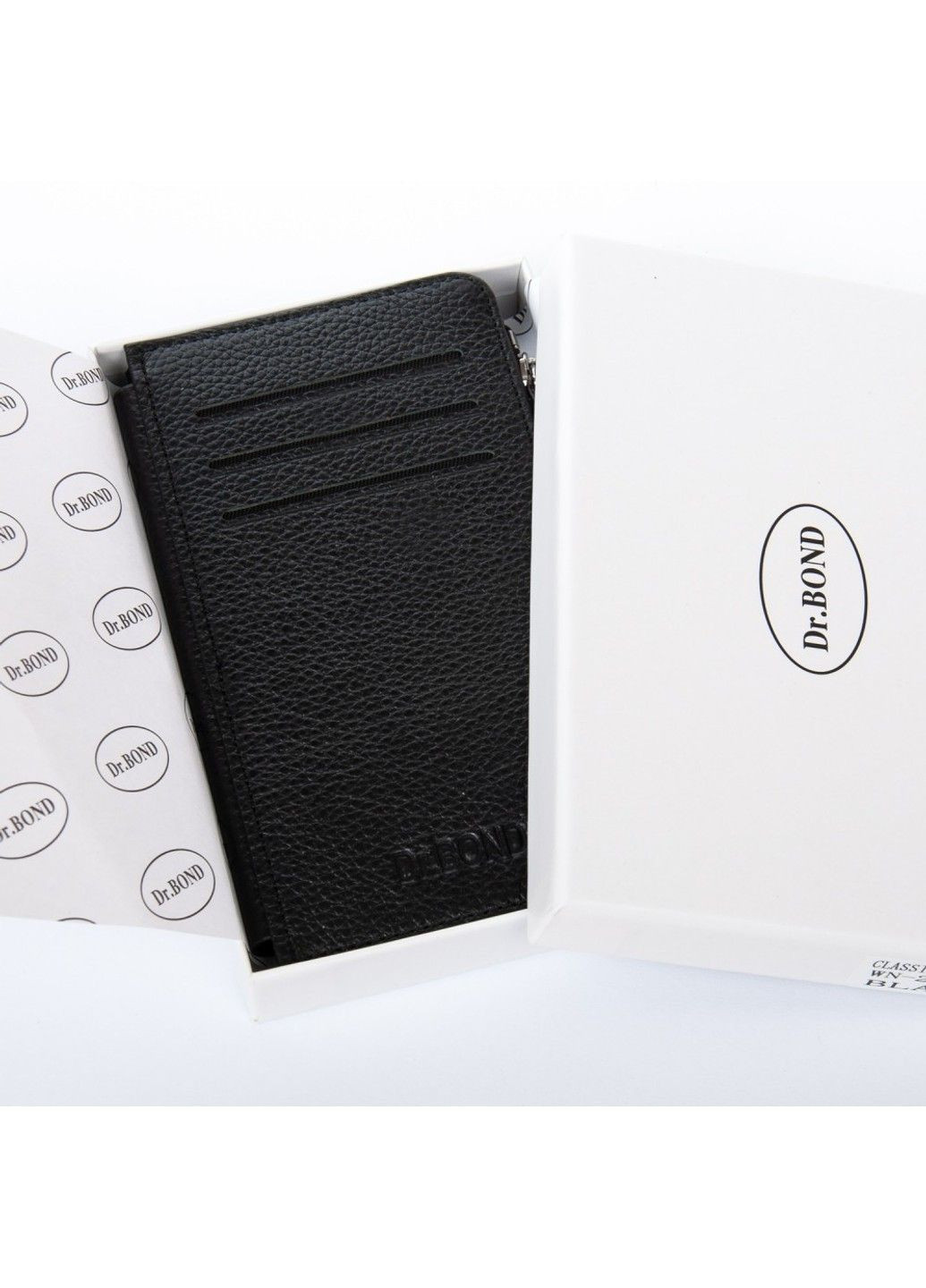 Шкіряний жіночий гаманець Classik WN-23-16 black Dr. Bond (296618858)