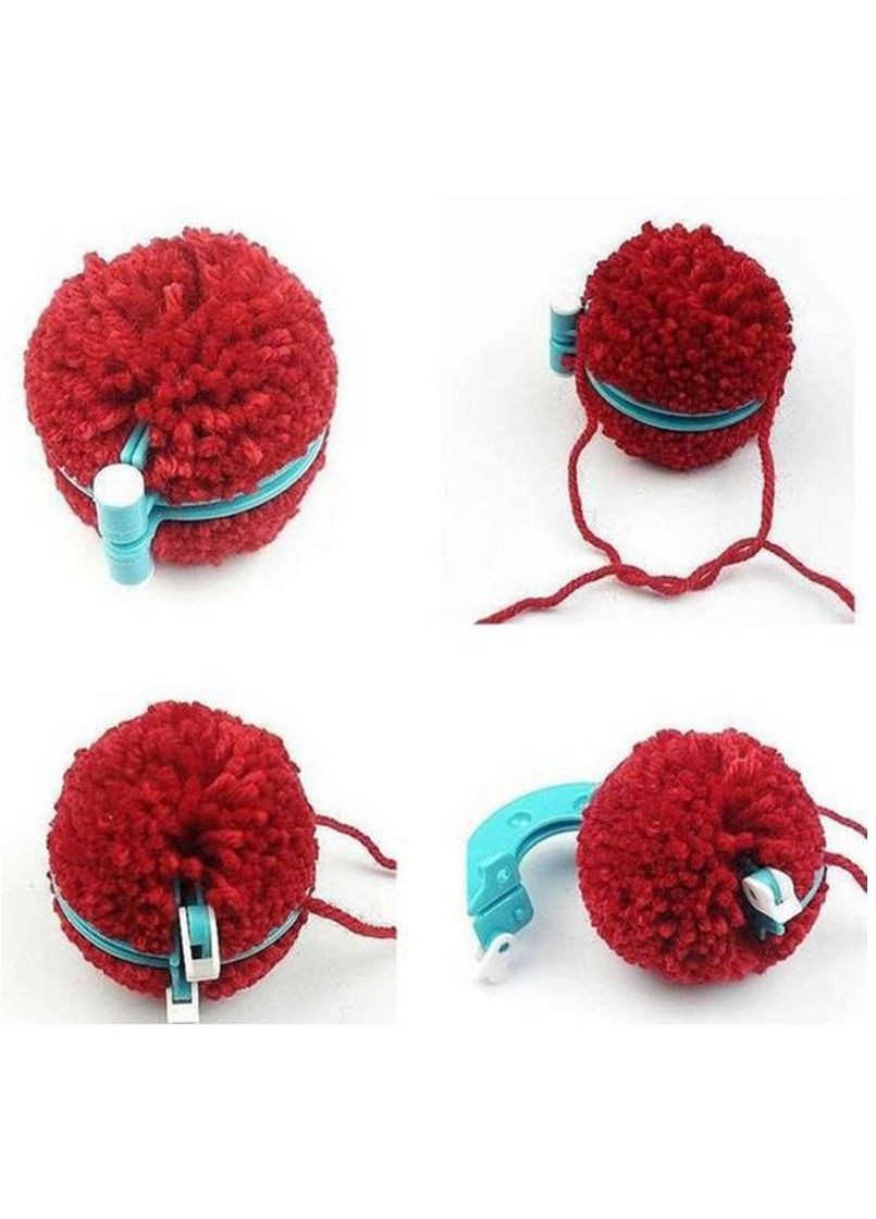 Набір для виготовлення помпонів, пластик, 4 розміри No Brand (345734262)