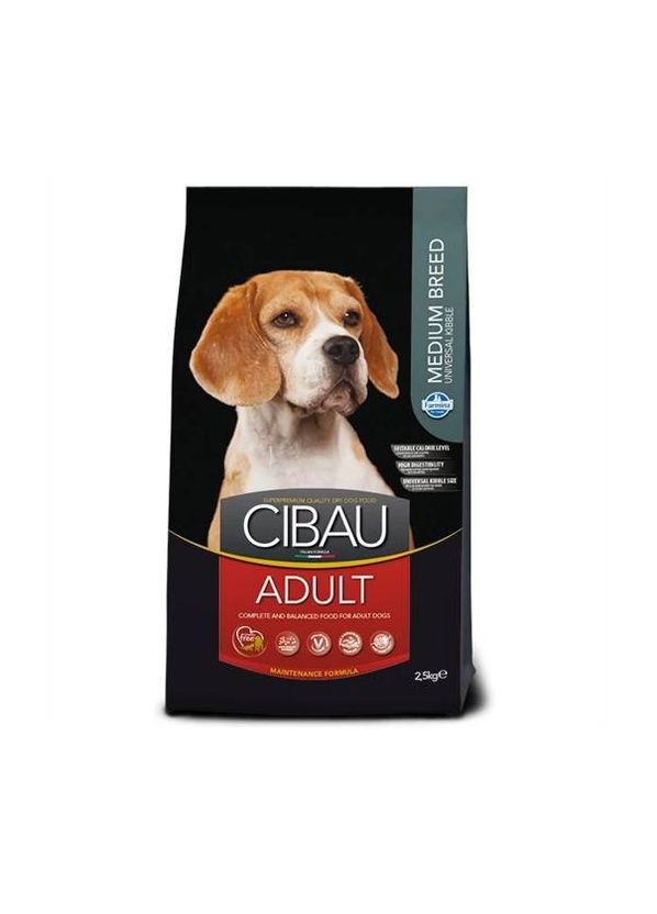 Сухой корм для собак CIBAU ADULT MEDIUM с курицей 2.5 кг (8010276030900) Farmina (279573362)