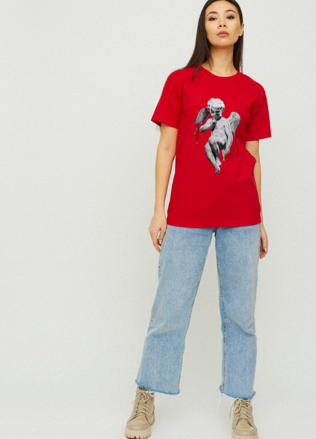 Футболка Boyfriend / дышащий принт / YAPPI - (325222097)