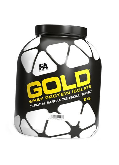 Gold Whey Protein Isolate 2000г Клубника (29113003) Fitness Authority (277635399)