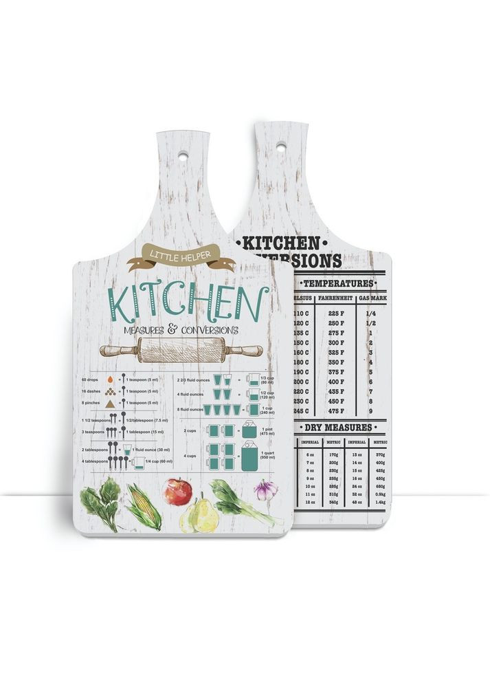 Дерев'яна кухонна двостороння дошка 18х32 см Little helper kitchen хрдф0002а Тур-Колекшн (355465875)
