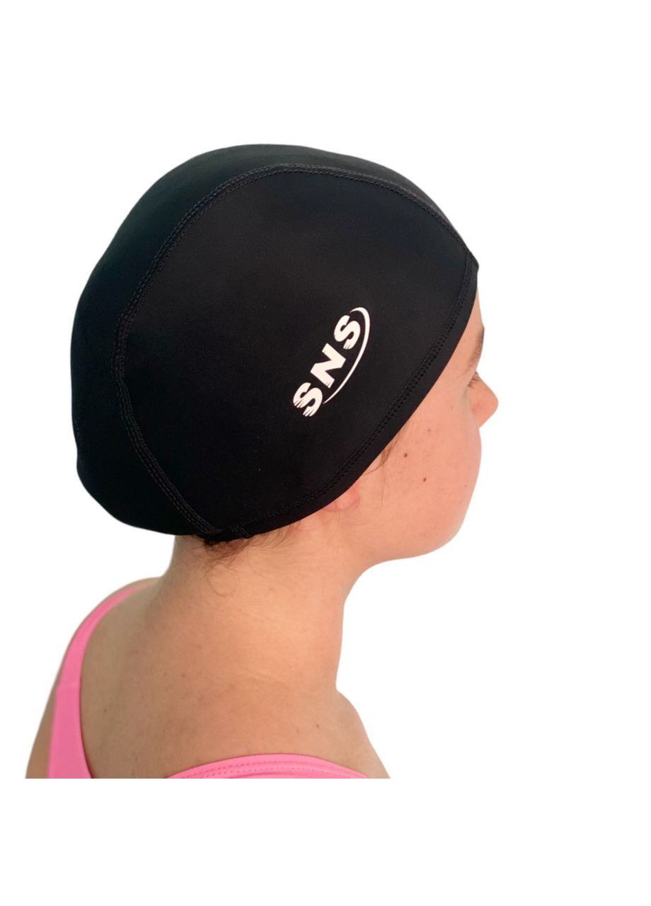Шапочка для плавання тканинна чорна AL-1117-Ч ( ) SNS (316322416)