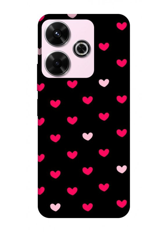 Чохол з принтом для Xiaomi Redmi 13 4G / Poco M6 4G для Ксяомі, сяомі, ксіомі редмі 13, поко М6 Little hearts No Brand (338601008)
