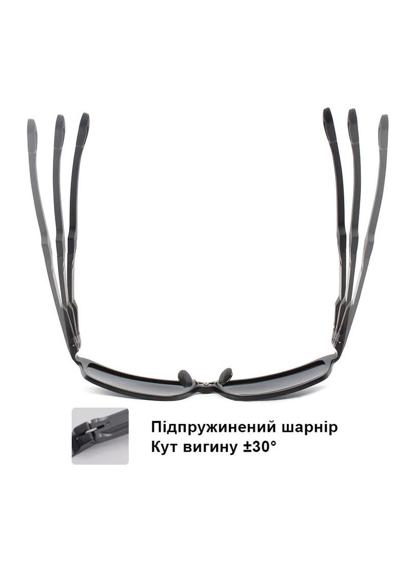 Мужские поляризационные солнцезащитные очки N7180 Gun Gray KINGSEVEN (303110840)