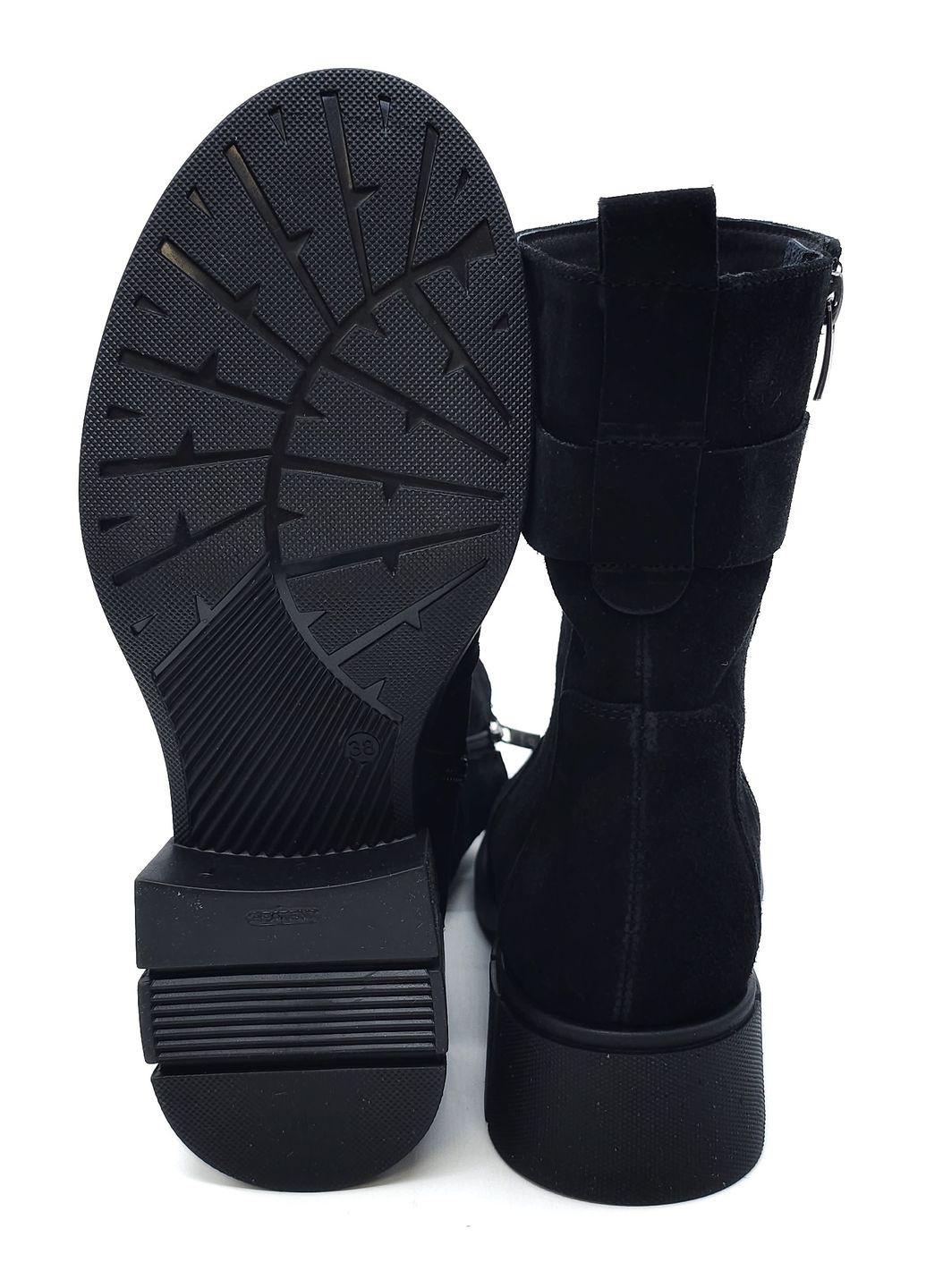 Жіночі черевики зимові чорні замшеві FS-14-17 25 см (р) Foot Step (268213511)