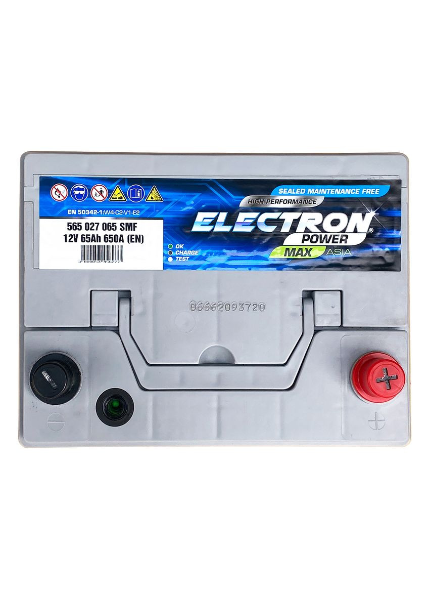 Автомобільний акумулятор POWER MAX 6СТ-65Ah ASIA АзЕ 650А (EN) 565 027 065 SMF Electron (350920919)