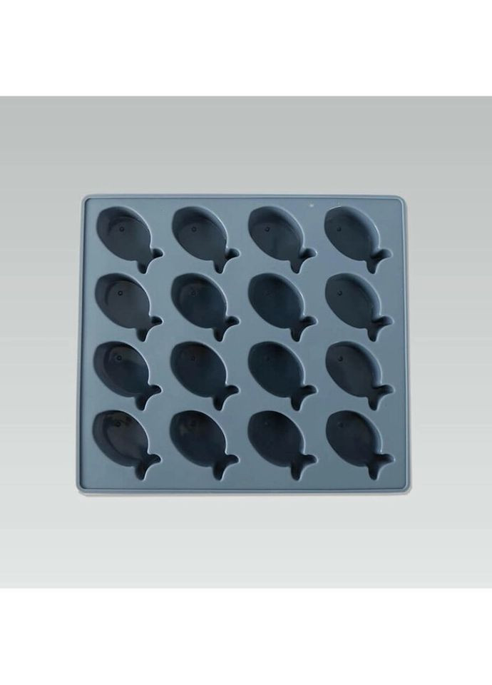 Форма для льда и шоколада Рыбки MR-1061 16х14,5х1,9 см синяя Maestro (296910873)