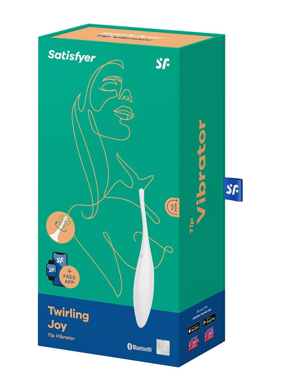Вибратор-смарт c целенаправленной стимуляцией Twirling Joy, белый Satisfyer (303909299)