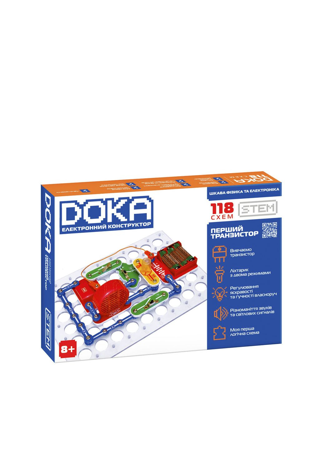 Конструктор электронный - '118 СХЕМ' цвет разноцветный ЦБ-00265648 DOKA (309151119)
