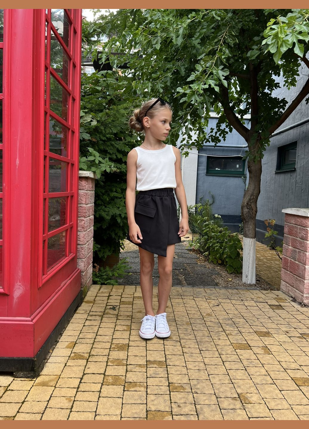 Юбка-шорты для девочки на рост 128-158 No Brand (346058482)