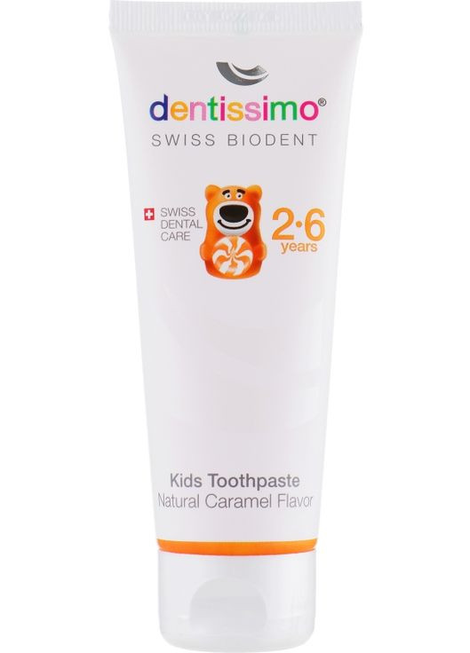Зубна паста для дітей Kids With Caramel Aroma 50ml (366929-31016358) Dentissimo (368636980)