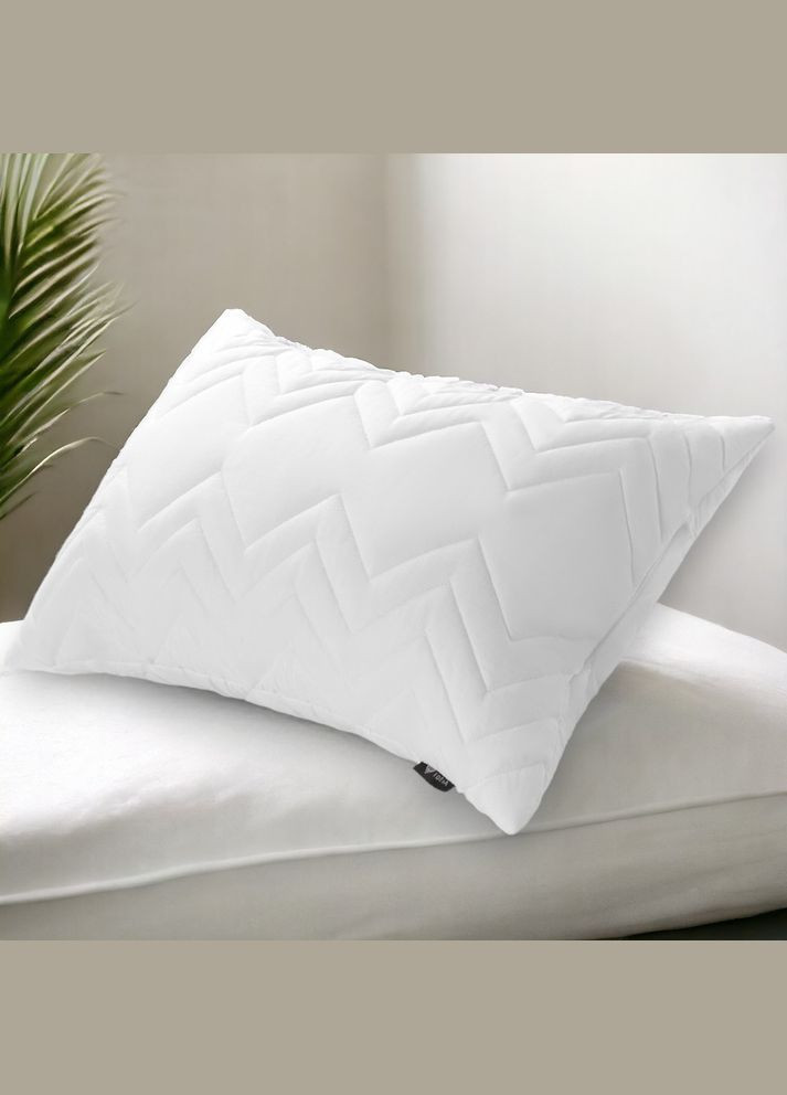 Подушка NORDIC COMFORT+ 40х60 см з блискавкою біла (8-34693*001) IDEIA (282940363)