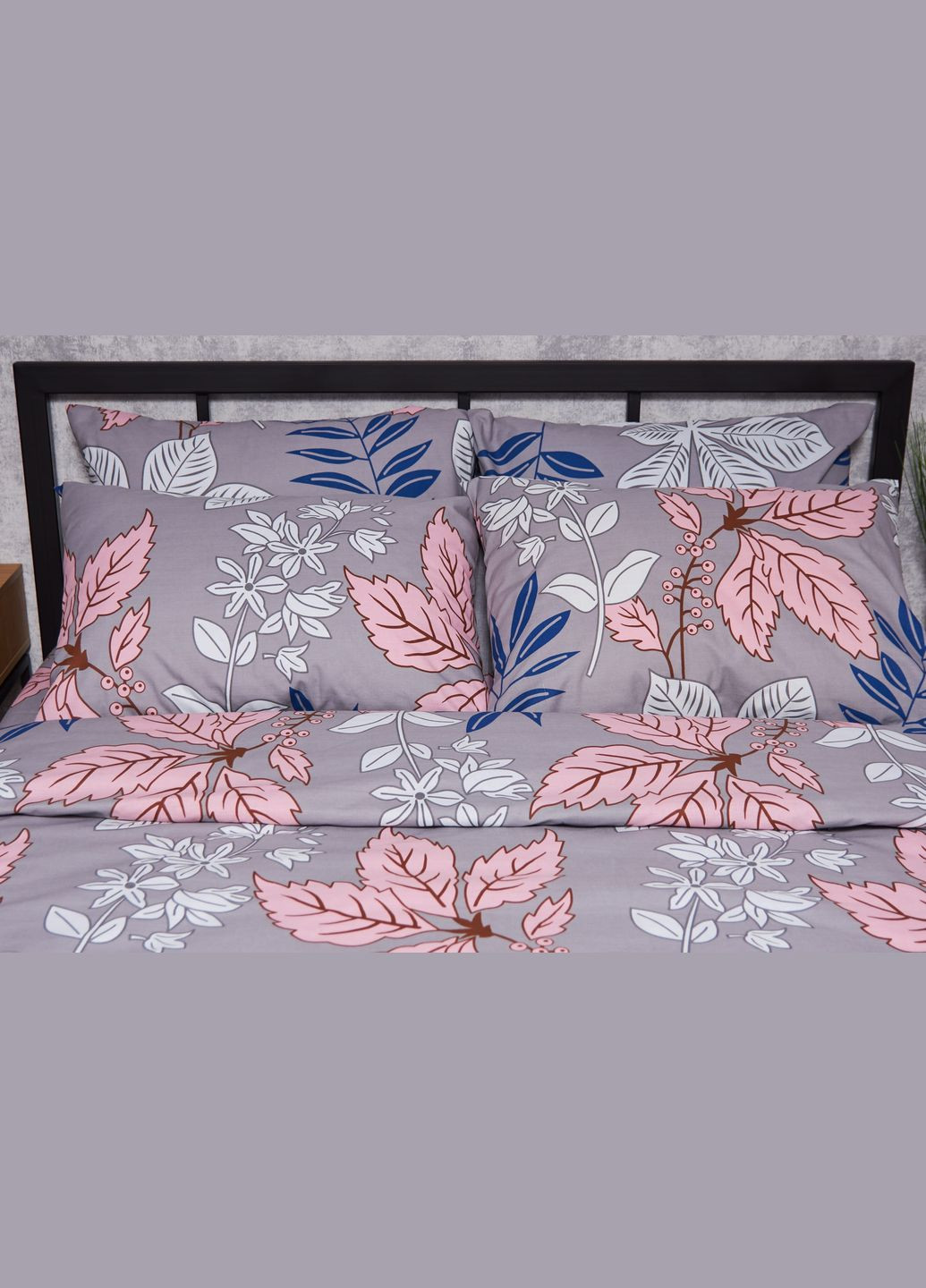 Комплект постельного белья Бязь Gold Люкс двуспальный 175х210 наволочки 4х50х70 (MS-820003018) Moon&Star Fossil (288535901)