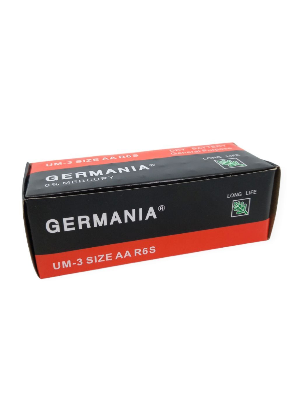 Батарейки пальчикові великі АА R6S сольові упаковка набір 40 штук Germania UM-3 zinc carbon No Brand (283037568)