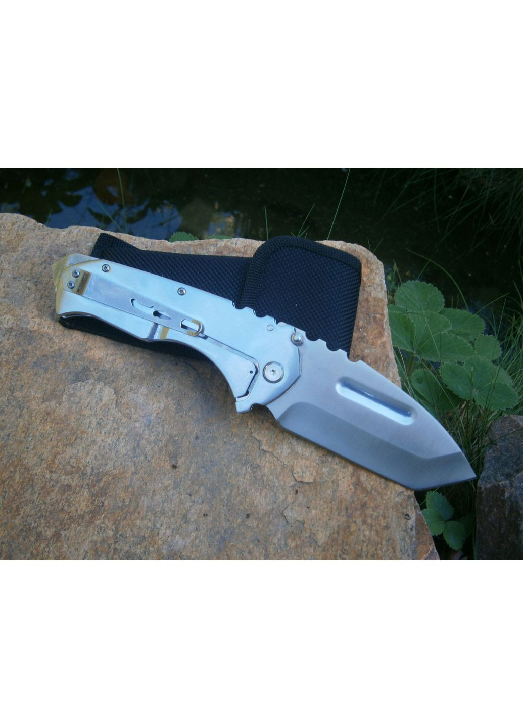 Нож складной Lion "Лев" RM-160 US Тanto стеклобой 23 см черный No Brand (360543621)