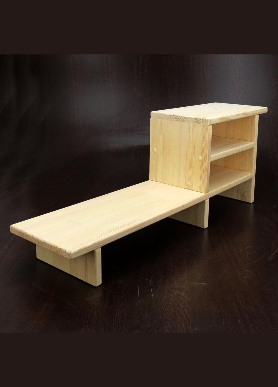 Підставка для монітора з дерева Томора бланже (ПДМ-003101) No Brand (328415196)